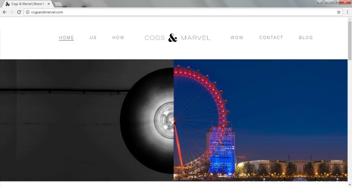 Cropped light & ferris wheel